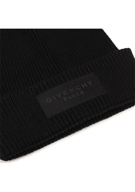 Berretto con logo applicato GIVENCHY KIDS | H3146609B